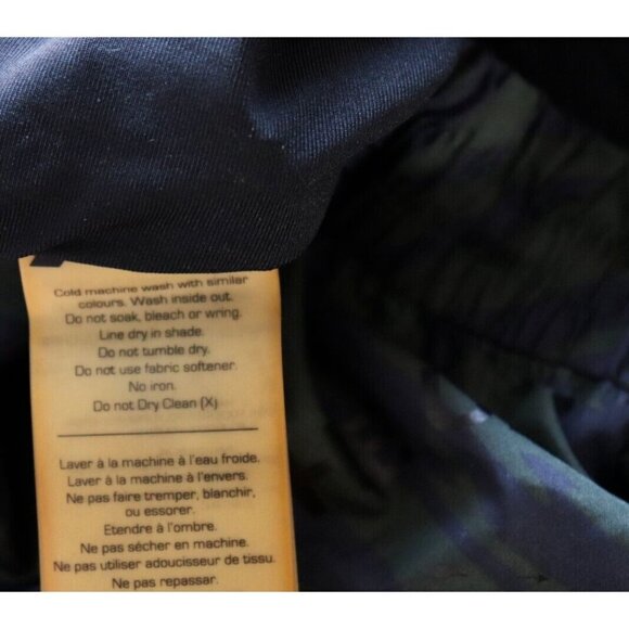 The Upside Women's 6 Green Blue Running Shorts Camo Casual Athletic Drawstring - Picture 7 of 8